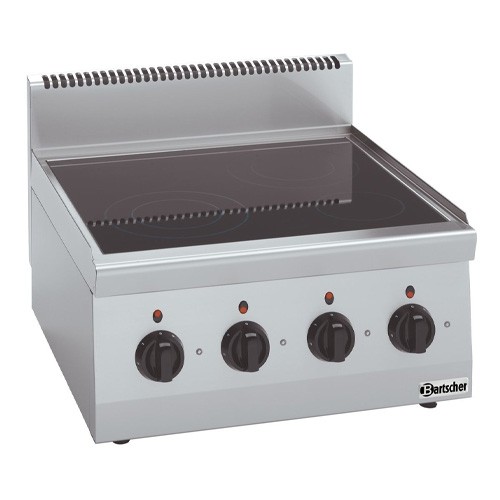 Keramisch kooktoestel, 4 zo, ta, 4-pits Serie 600 Bartscher