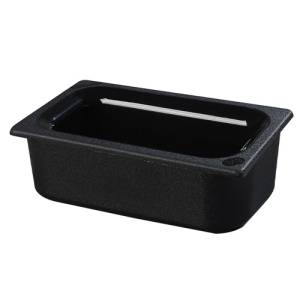 COLDMASTER GASTRONORM CONTAINER GN 1/1 DIM. 53X32.5X(H)15CM. INH. 14.2 ltr. COLOR BLACK PLASTIC