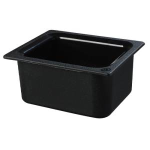 COLDMASTER GASTRONORM CONTAINER GN 1/2 DIM. 32.5X26.5X(H)15CM. INH. 5.7 ltr. COLOR BLACK PLASTIC