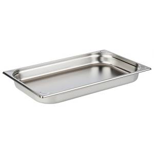 Gastronormbak gn 1/1 5,5cm. diep zonder grepen rvs 18/10