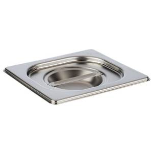 Gastronormdeksel 1/6 gn z/uitsparing rvs 18/10 Pro-Cooking