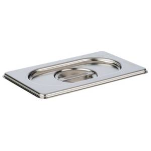 GASTRONORM-DECKEL 1/9 GN OHNE AUSSCHNITT EDELSTAHL 18/10 PRO-COOKING
