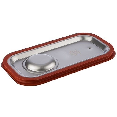 Gastronormdeksel 1/3gn m/siliconenafdichting rvs 18/10