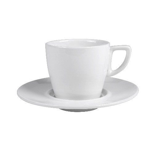 Koffie/cappuccino schotel retro off White Nobel Extra Durable