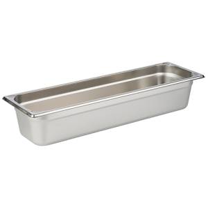 GASTRONORMBEHÄLTER GN 2/4 10CM. TIEF OHNE GRIFFE EDELSTAHL 18/10