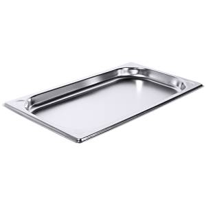PLATEAU GASTRONOMIQUE GN 1/3 2CM. PROFOND SANS POIGNÉES INOX 18/10