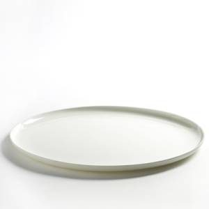 ASSIETTE BASSE XXL DIAM. 32CM. SOCLE SEMI VERRE PIET BOON SERAX