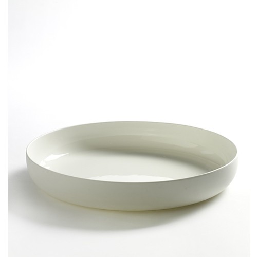 Bord diep xl diam. 28 cm. semi geglazuurd base piet boon Serax