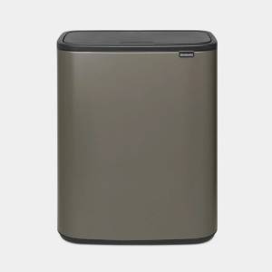 Afvalbak Bo Touch Bin 60l. platinum Brabantia