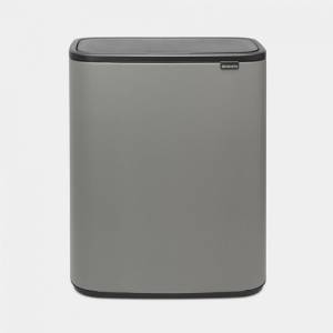 Afvalbak Bo Touch Bin 60l. mineral concrete grey Brabantia