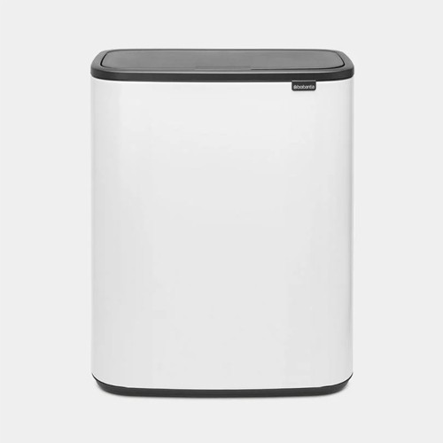 WASTE BIN BO TOUCH BIN 2X30L. WHITE BRABANTIA