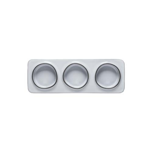 ASSIETTE RECTANGLE DIM. 28X9.9CM. AMBAR BLANC SALÉ COSTA NOVA