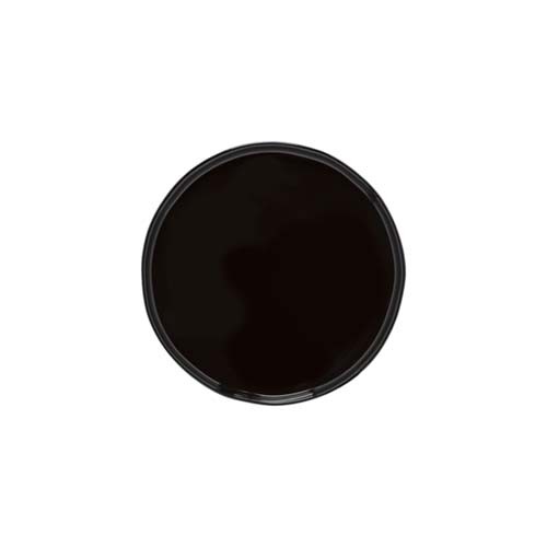 PLATE FLAT DIAM. 16.2CM. LAGOA ECO GRES BLACK COSTA NOVA