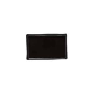 Bord rechthoek afm. 18,5x11,7cm. Lagoa Eco Gres Black Costa Nova