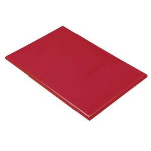 Basic cutting board, red, dimensions 50x30x1.5cm. Polyethylene pro-cooking