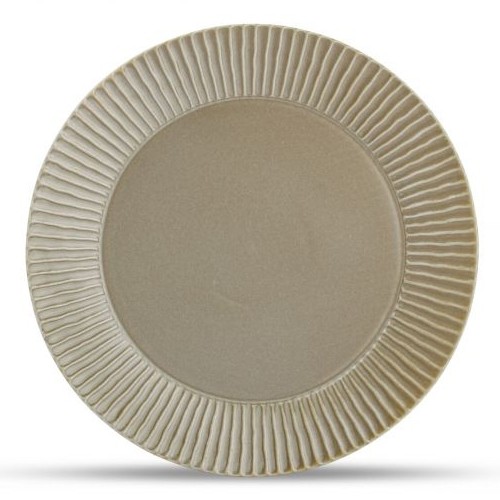 PLATE FLAT DIAM 26 CM. SAGE GREEN AURORA F2D