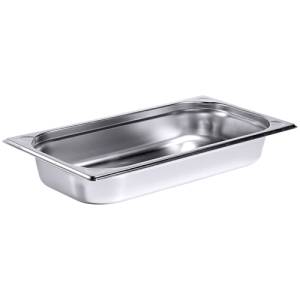 GASTRONOR TRAY GN 2/8 6.5CM. DEEP WITHOUT HANDLES STAINLESS STEEL 18/10