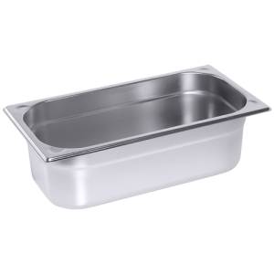 GASTRONOM TRAY GN 2/8 10CM. DEEP WITHOUT HANDLES STAINLESS STEEL 18/10