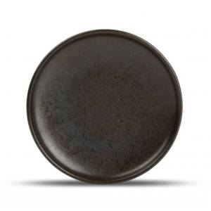 Bord plat diam. 15cm. zwart Ceres F2D