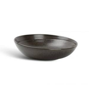 Bord diep diam. 22cm. hgt. 6cm. zwart Ceres F2D