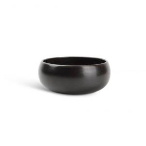 COME DIAM. 14CM. HGT. 6.5CM. BLACK CERES F2D