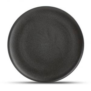 ASSIETTE PLATE DIAM. 27CM. CRÉPUSCULE NOIR F2D