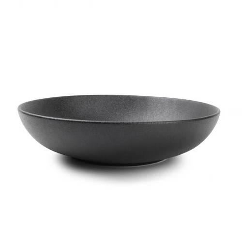 ASSIETTE PROFONDE DIAM. 25CM. HGT. 6CM. CRÉPUSCULE NOIR F2D