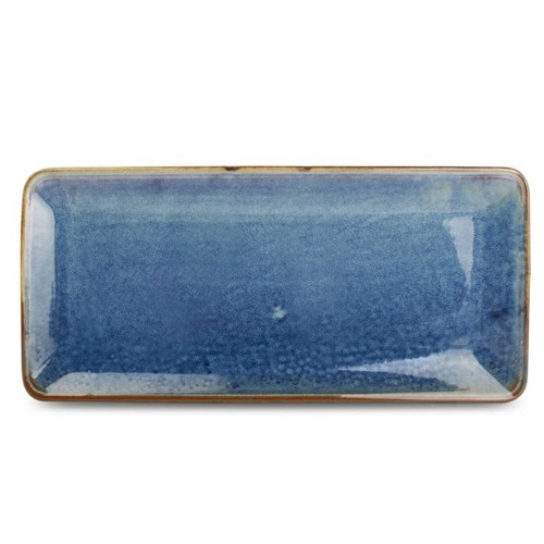 Serveerschaal afm. 16x35,5cm. blauw Nova F2D