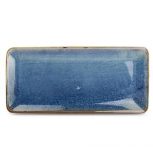 TAILLE DE L’ASSIETTE DE SERVICE. 16X35,5CM. BLEU NOVA F2D