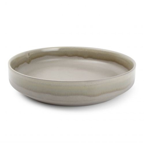 PLATE DEEP DIAM. 22 CM. HGT. 4.5 CM. BROWN STRUCTO