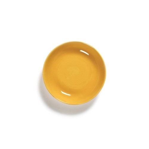 UNTERTASSE S DURCHM. 11,5 cm. FARBE GELBES FESTGESCHIRR VON OTTOLENGHI SERAX