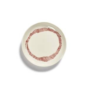 PLATTE XS DURCHM. 16CM. FARBE WEISS/ROT FESTGESCHIRR VON OTTOLENGHI SERAX