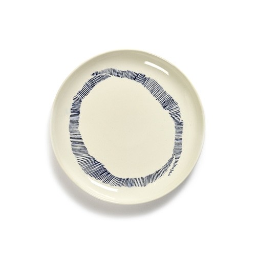 PLATTE S DURCHM. 19CM. FARBE WEISS/BLAU FESTGESCHIRR VON OTTOLENGHI SERAX