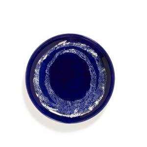 PLAQUE S DIAM. 19 CM. VAISSELLE FEAST COULEUR BLEU/BLANC PAR OTTOLENGHI SERAX