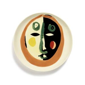 BORD M DIAM. 22,5CM. KLEUR GEZICHT FEAST TABLEWARE BY OTTOLENGHI SERAX