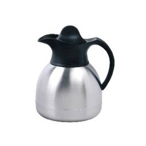 ISOLIERTER THERMOSTEEL DOPPELWANDIGER INHALT AUS EDELSTAHL. 1,0 l. FARBE SCHWARZ