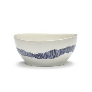 Kom s diam. 16cm. kleur wit/blauw Feast tableware by Ottolenghi Serax