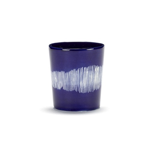 TEA CUP INH. 33CL. COLOR BLUE/WHITE FEAST TABLEWARE BY OTTOLENGHI SERAX