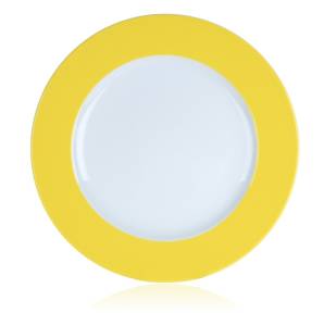 Bord diep diam. 23cm. Ocean kleur geel Nova
