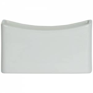 Suikerstickbakje afm. 10x5cm. Raio kleur wit Nova