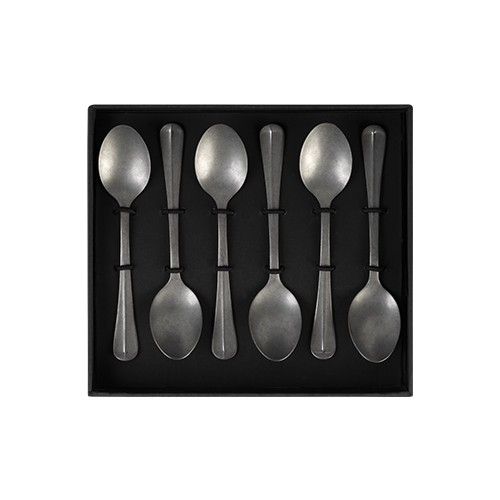GIFT BOX 6-PIECE COFFEE SPOON GRADESº BY JORIS BIJDENDIJK STAINLESS STEEL 18/10