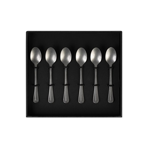 GIFT BOX 6-PIECE TEASPOON GRADESº BY JORIS BIJDENDIJK STAINLESS STEEL 18/10