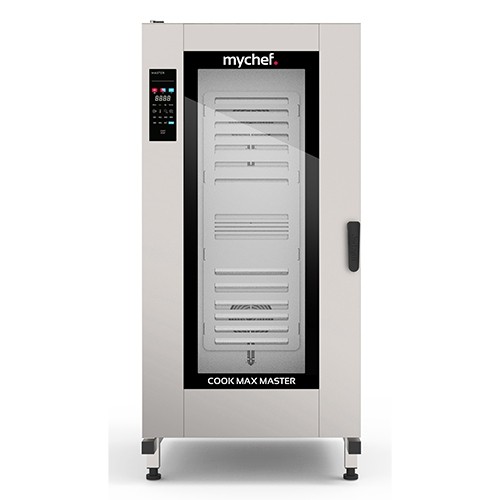 COMBISTEAMER COOK MAX MASTER 20X 1/1GN. LINKS ANSCHLAG MYCHEF