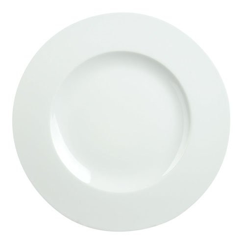 TELLER FLACH SATURNO DURCHMESSER 33CM. FARBE WEISS NOVA