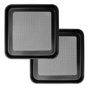 Teflon schaal geperforeerd vierkant set á 2 stuks Lainox