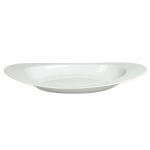 PLAT OVALE DIM. 57x24CM. SATURNO COULEUR BLANC NOVA