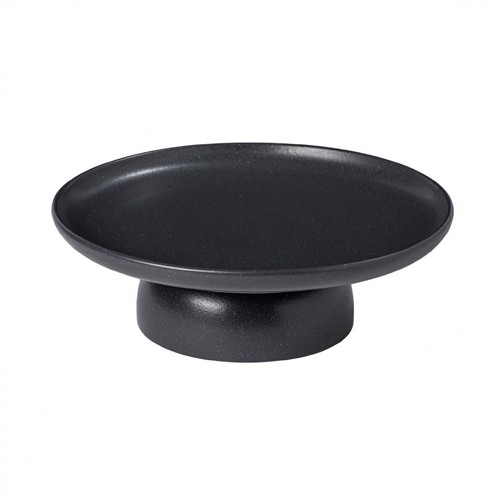 PLAT SUR PIED DIAM. 27CM. GRAINE PACIFICA GRIS COSTA NOVA