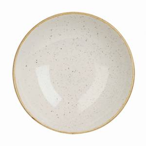 Coupe schaal kleur Barley White diam. 18,2cm. Churchill Stonecast