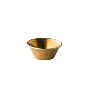 RAMEKIN DURCHM. 6,2 CM. VINTAGE EDELSTAHL GOLD