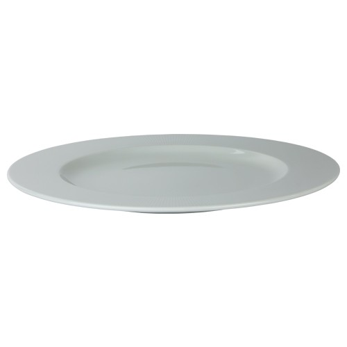 ASSIETTE PLATE DIAM. 27CM. RAIO COULEUR BLANC NOVA